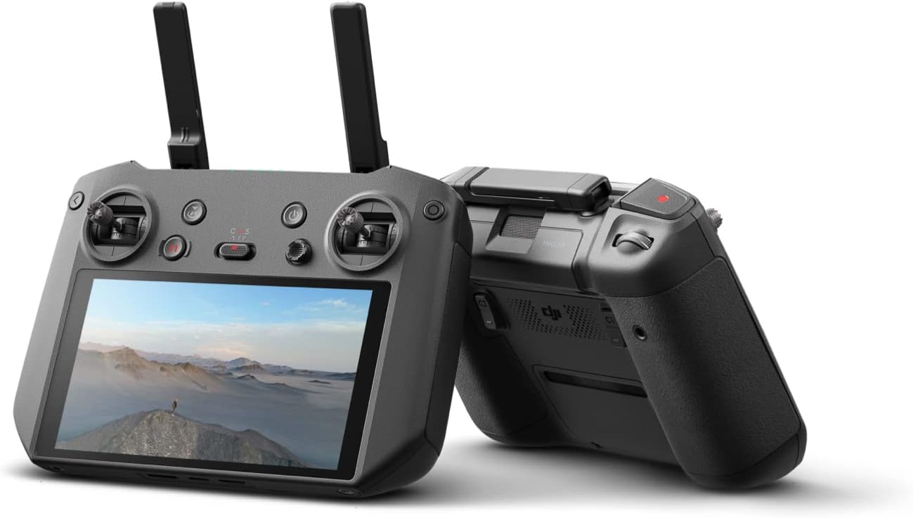 DJI RC Pro, Pengendali Jarak Jauh Berkinerja Tinggi untuk DJI Mavic 3 Pro dan Lainnya, Layar 1080p Sangat Cerah, Jangkauan Transmisi 15 km, Ideal untuk Penggunaan Luar Ruangan Fotografi Udara