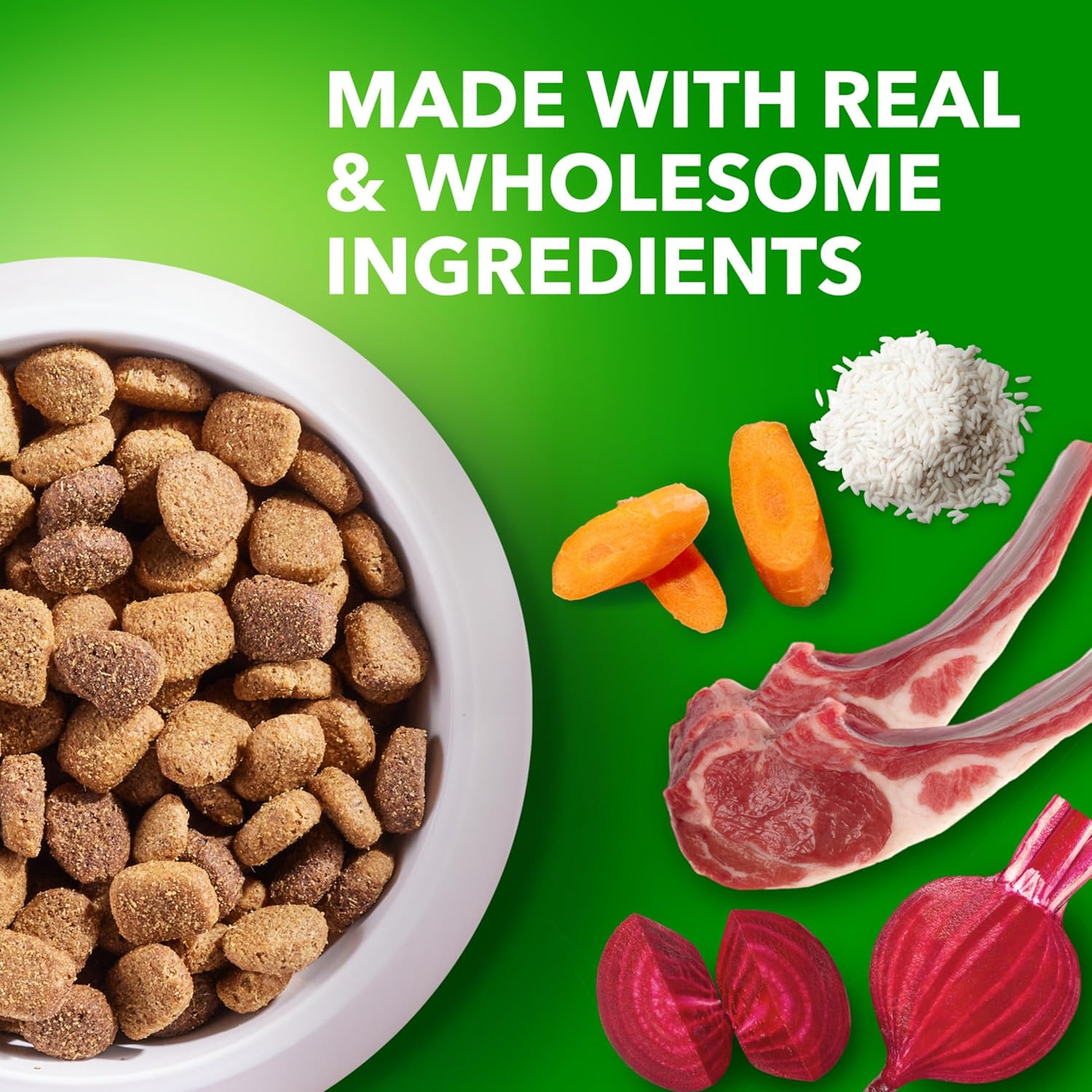 Iams Proactive Health Large Breed Adult Dry Dog Food Lamb  Rice Recipe, 40 lb. Bag · v2