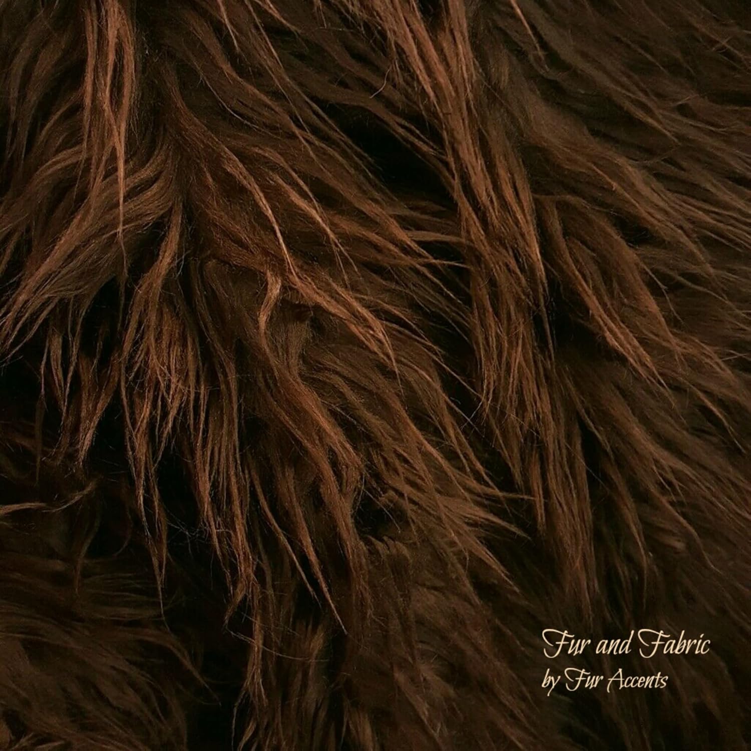 Fur Accents Kalın Kahverengi Benekli İzlanda Koyun Derisi - Lüks Kürk Örtülü Battaniye, Yatak Örtüsü, Ultra Peluş, Yumuşak Dikdörtgen, Minky Cuddle Desteği, El Yapımı ABD (5x7'kahverengi)