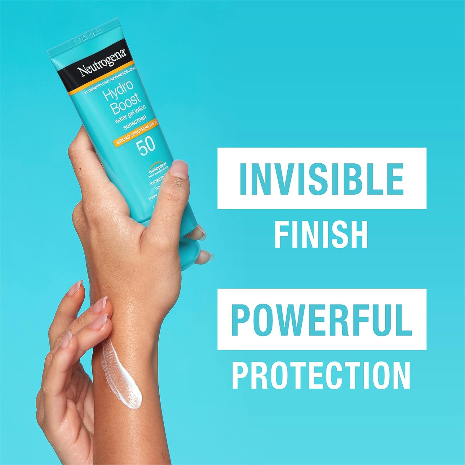Neutrogena Hydro Boost Water Gel Moisturizing Sunscreen Lotion, Broad Spectrum Sunblock SPF 50, Water Resistant Travel Size Sunscreen For Sensitive Skin, 3 FL OZ (3-Pack) · v4