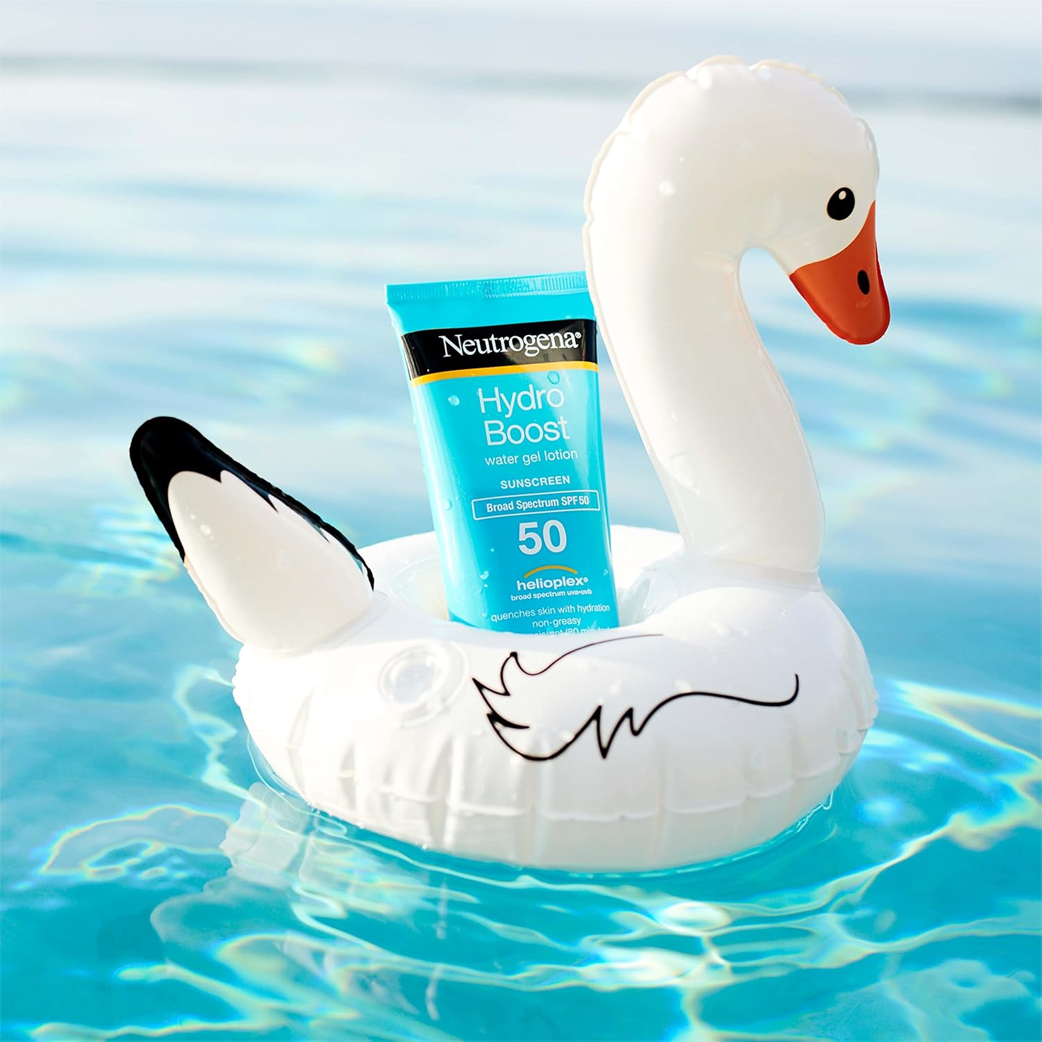 Neutrogena Hydro Boost Water Gel Moisturizing Sunscreen Lotion, Broad Spectrum Sunblock SPF 50, Water Resistant Travel Size Sunscreen For Sensitive Skin, 3 FL OZ (3-Pack) · v4