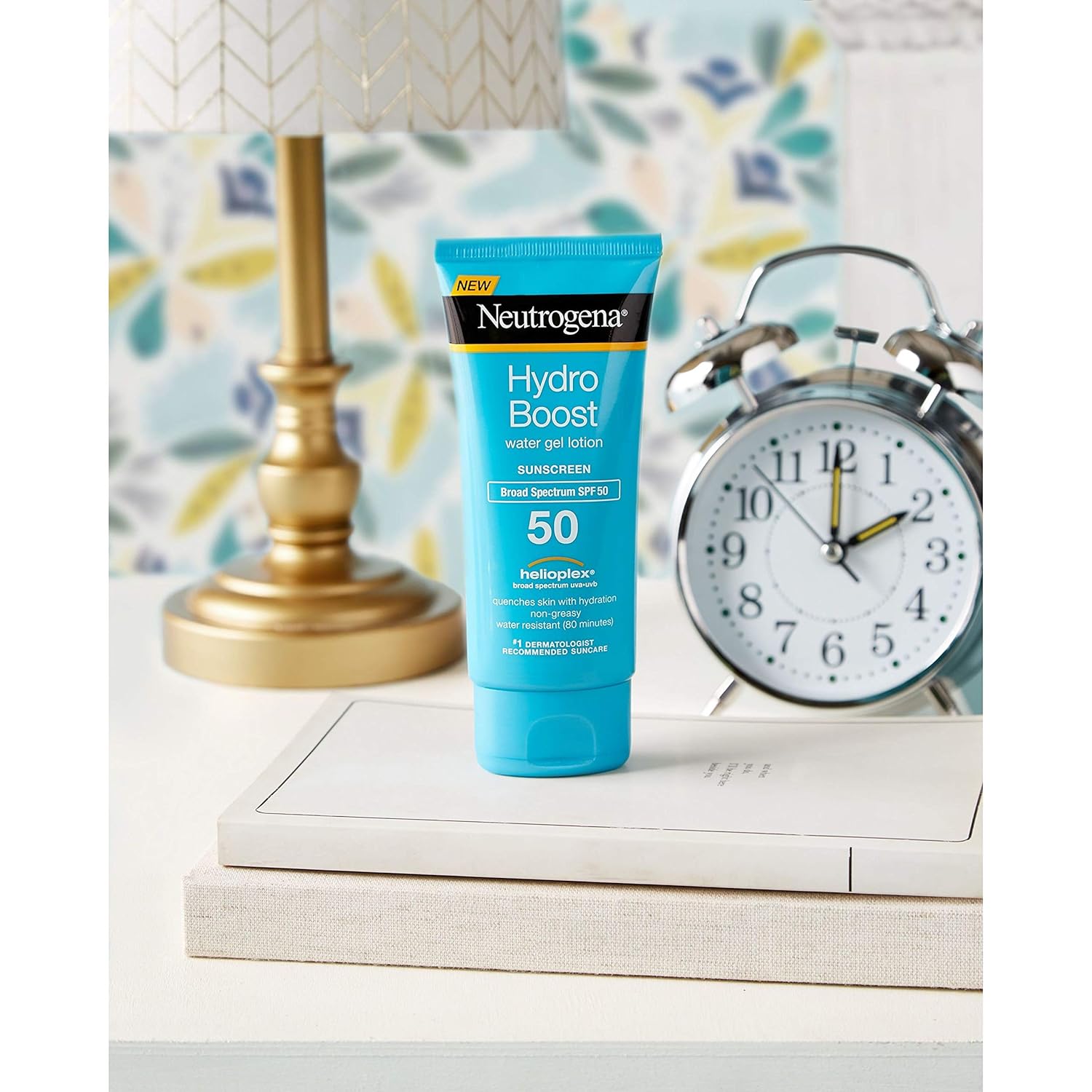 Neutrogena Hydro Boost Water Gel Moisturizing Sunscreen Lotion, Broad Spectrum Sunblock SPF 50, Water Resistant Travel Size Sunscreen For Sensitive Skin, 3 FL OZ (3-Pack) · v4
