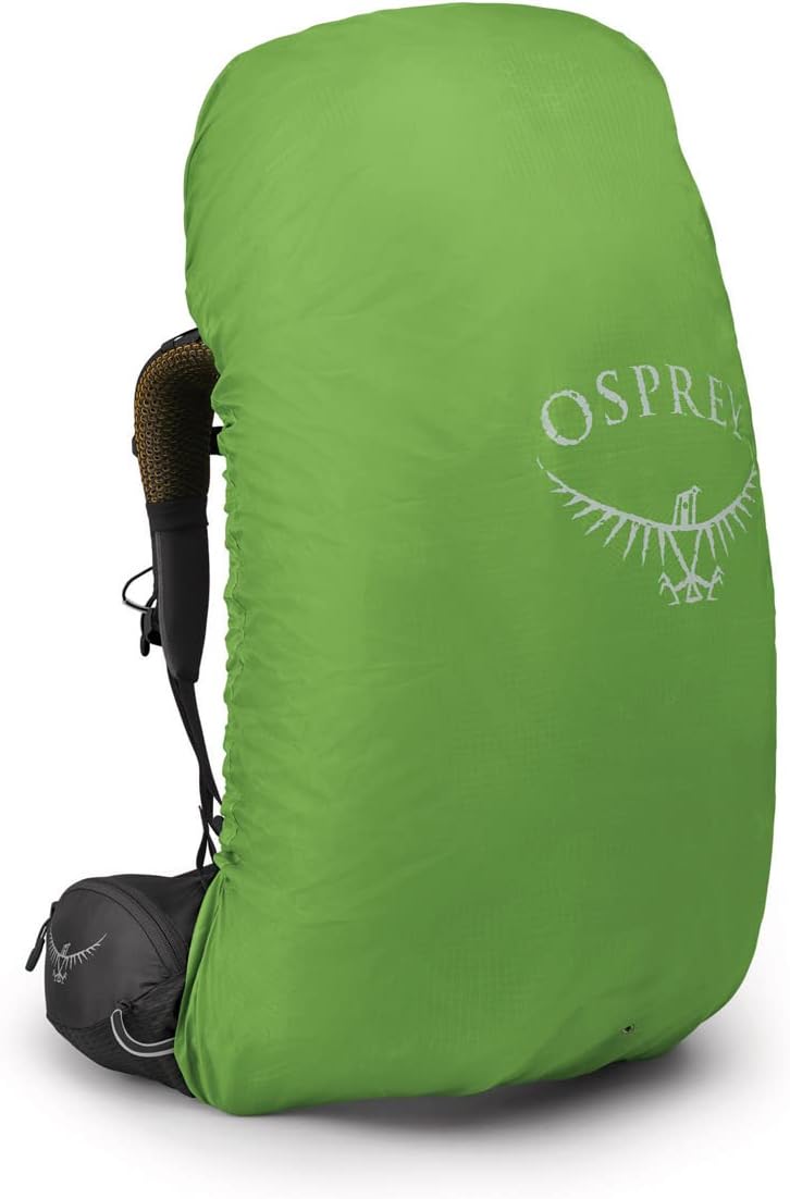 حقيبة ظهر Osprey Atmos AG 65L للرجال، باللون الأسود، مقاس L/XL