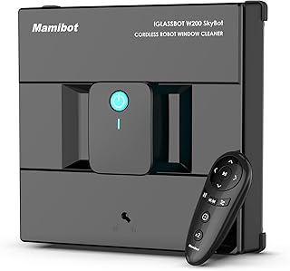 Mamibot W200 SkyBot Cordless Window Cleaner Robot Vacuum with Remote Control, Up to 90 Mins Working Time Glass Cleaning Tools with Strong Auto Suction-adjusting for Indoor Outdoor High Windows · v6
