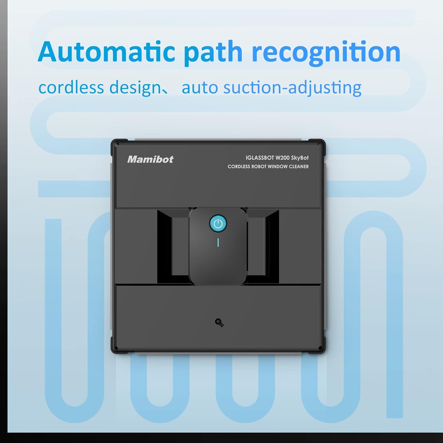 Mamibot W200 SkyBot Cordless Window Cleaner Robot Vacuum with Remote Control, Up to 90 Mins Working Time Glass Cleaning Tools with Strong Auto Suction-adjusting for Indoor Outdoor High Windows · v6