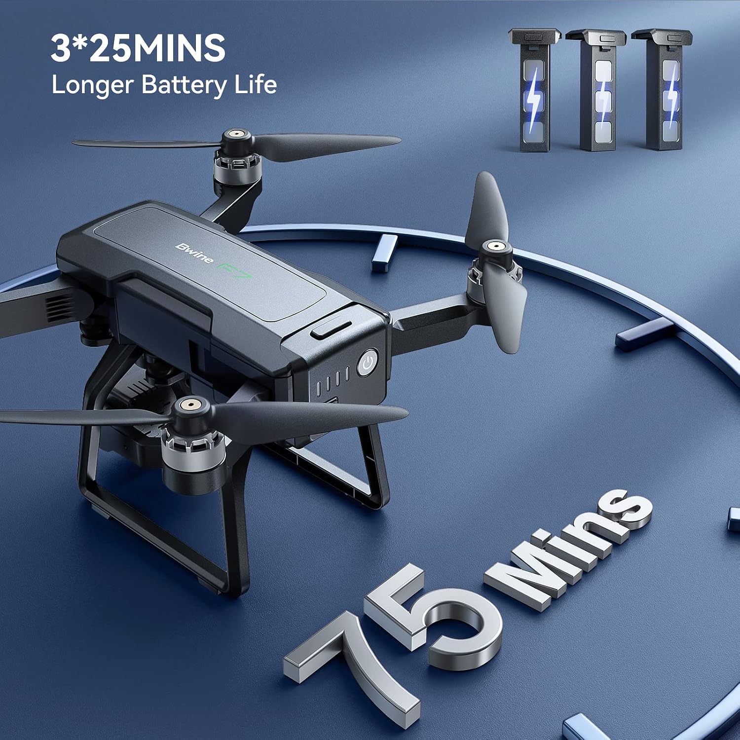 Bwine F7 GPS Drones with Camera for Adults 4K Night Vision, 3-Aix Gimbal, 2Mile Long Range, 75Mins Flight Time Professional Drone with 3 Battery, Auto Return Follow Me Fly Around Beginner Mode for Kid · v4
