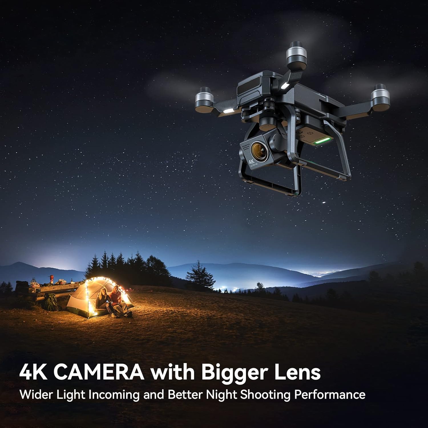 Bwine F7 GPS Drones with Camera for Adults 4K Night Vision, 3-Aix Gimbal, 2Mile Long Range, 75Mins Flight Time Professional Drone with 3 Battery, Auto Return Follow Me Fly Around Beginner Mode for Kid · v4