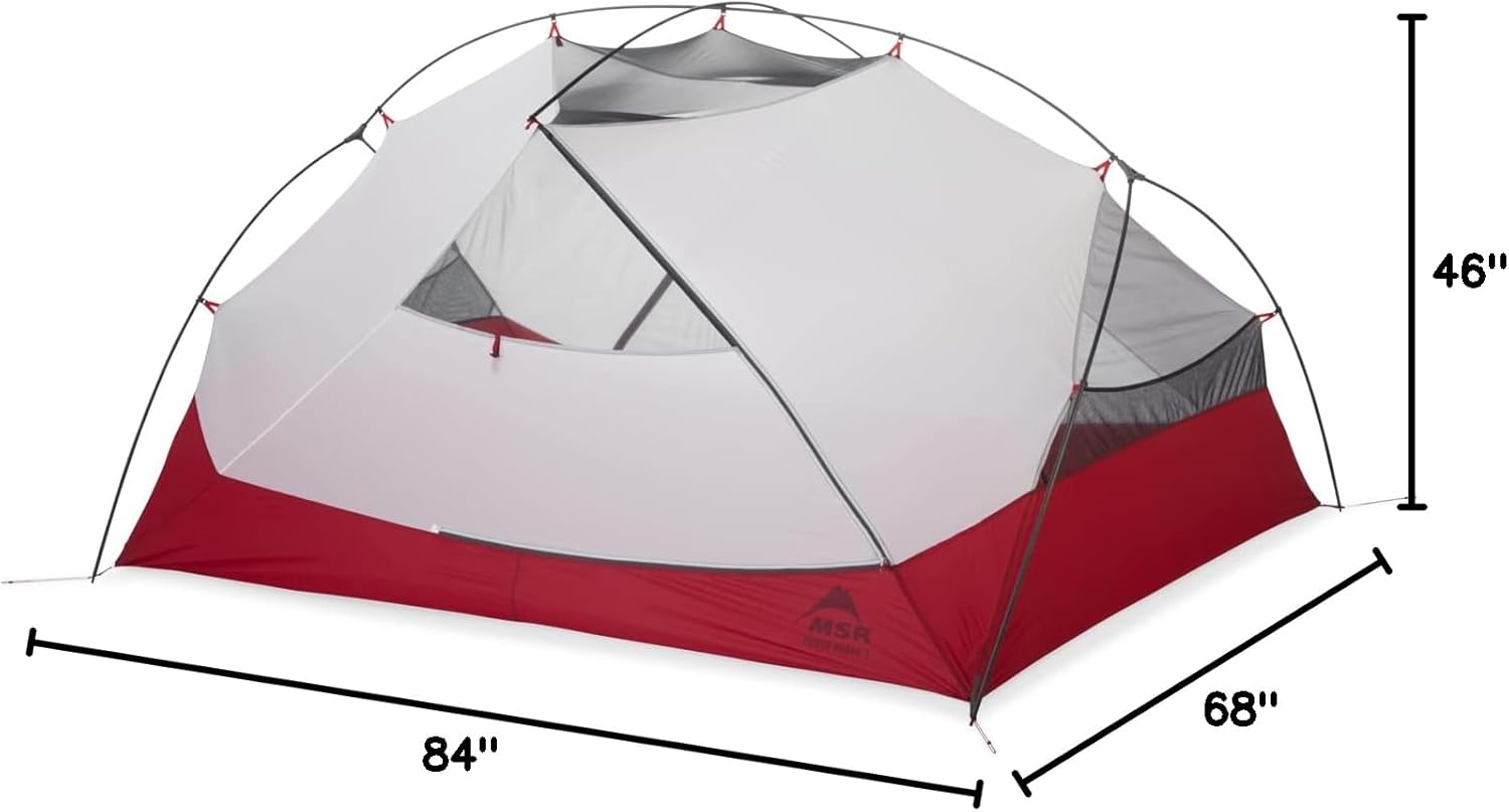Tenda da viaggio leggera per 3 persone MSR Hubba Hubba