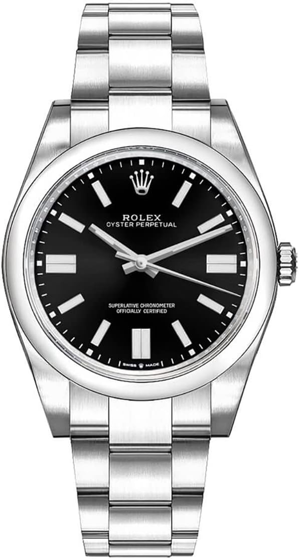 Rolex Oyster Perpetual 36 Automatikuhr mit Chronometer und schwarzem Zifferblatt 126000BKSO