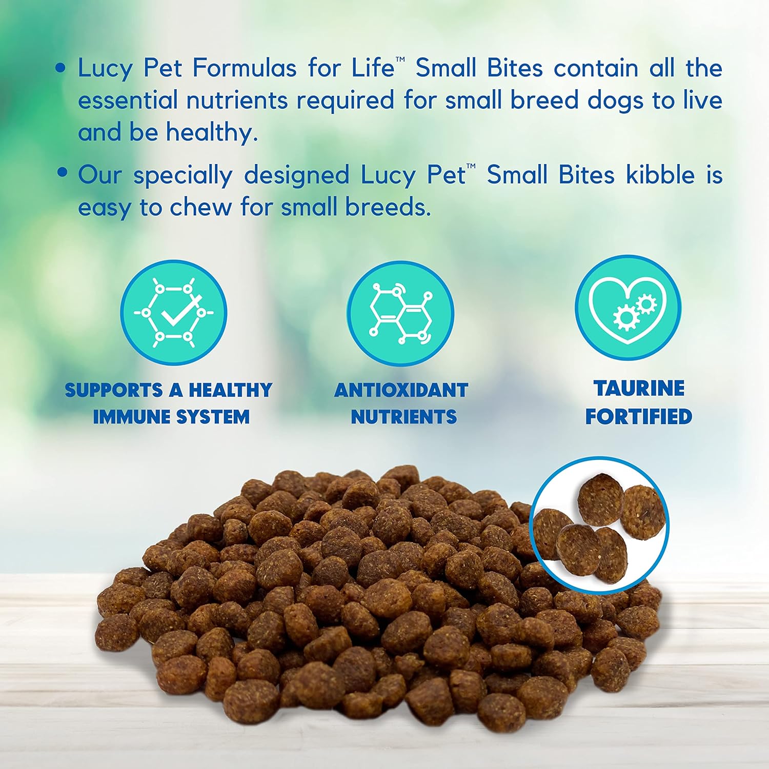 Nourriture pour chiens Lucy Pet Products, canard et potiron, quinoa, petites bouchées, 4,5 livres