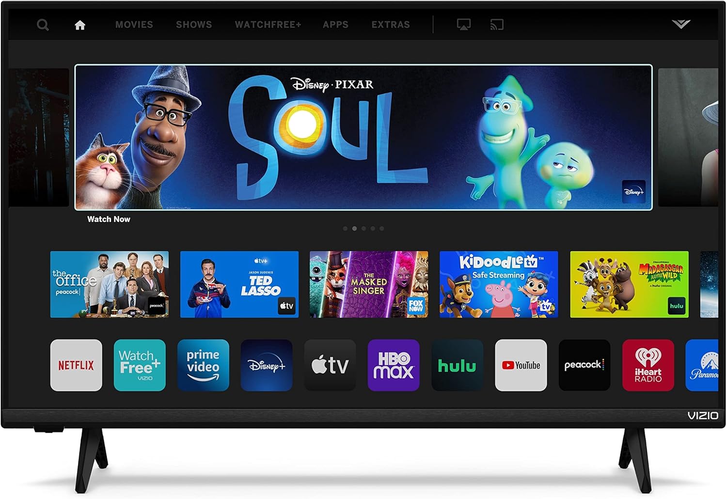 Televisor inteligente VIZIO Full HD 1080p de la serie D con Apple AirPlay y Chromecast integrados, duplicación de pantalla para segundas pantallas, 150 canales de streaming gratuitos, D32f4-j01, modelo 2021 (renovado)