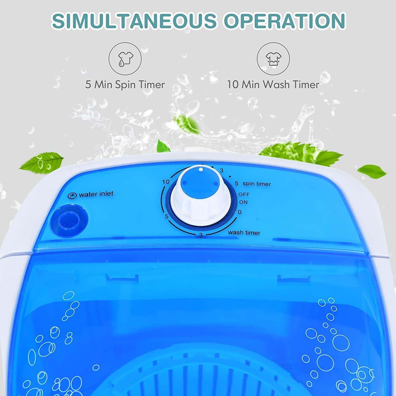 Generic GO-KA-RT75690OE Mini Washing Machine, Blue · v5