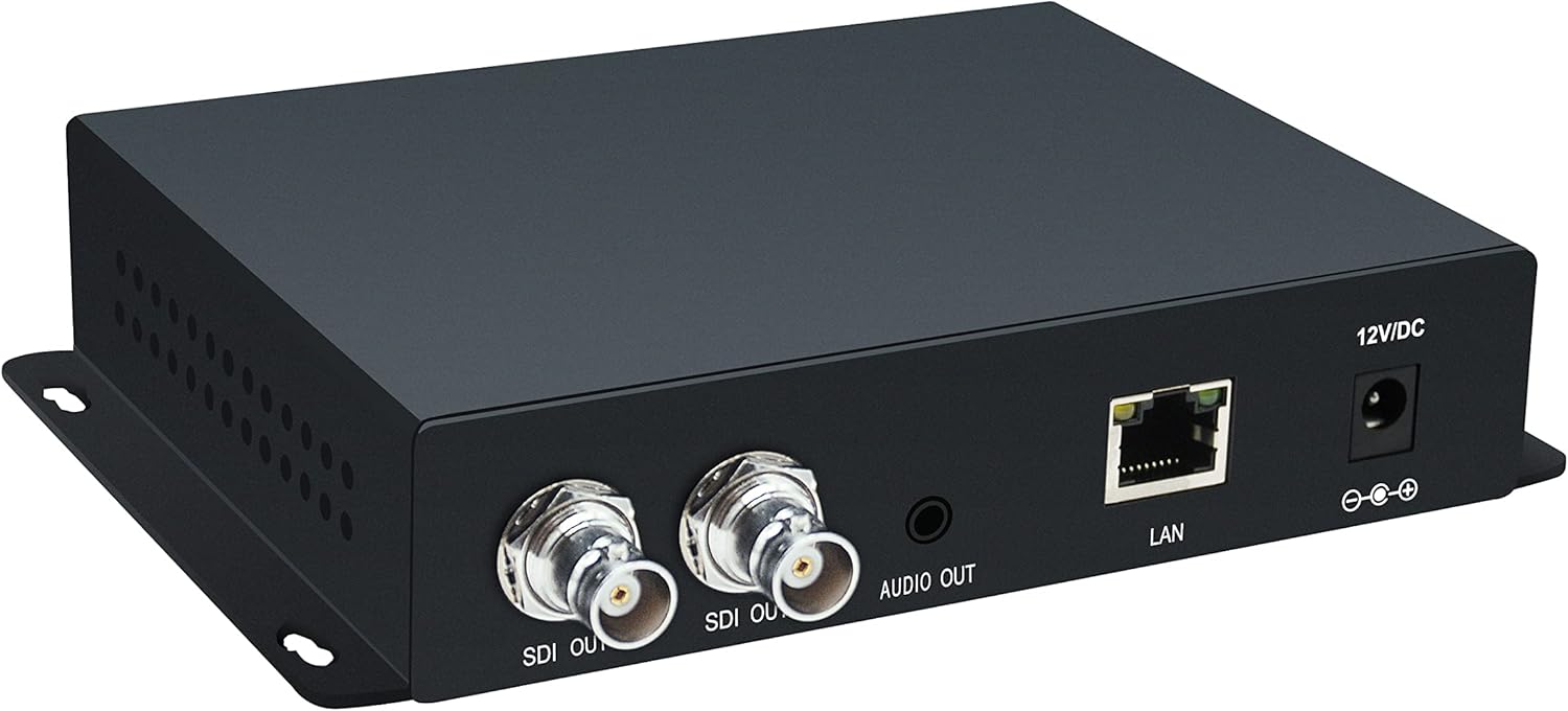 HD 3G SDI Decoder IP Streaming to HD-SDI Audio Video Decoder H.265 H.264 Stream Decoder · v2