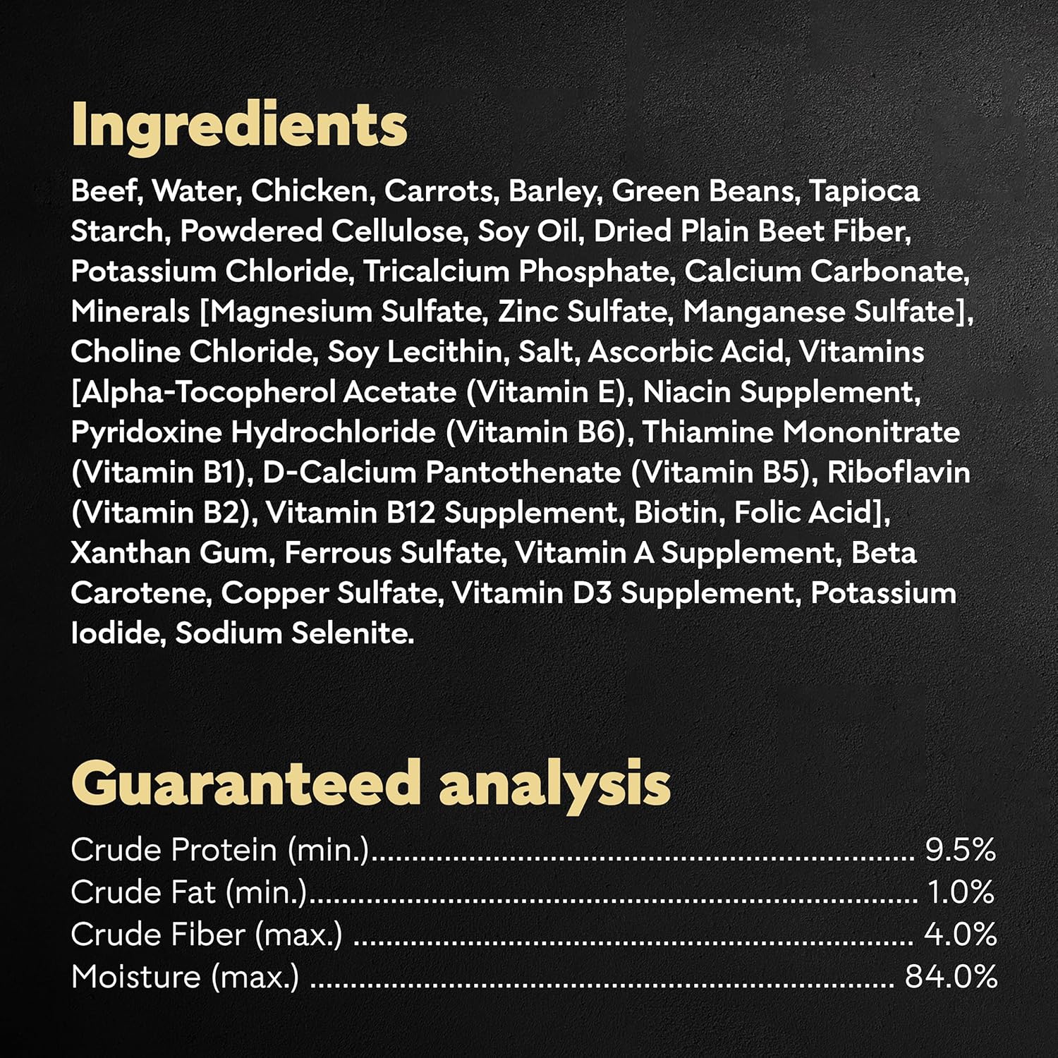 Recette de nourriture molle et humide pour chiens CESAR WHOLESOME BOWLS pour adultes au bœuf, au poulet, aux carottes, à l'orge et aux haricots verts, (10) bols de 3 oz
