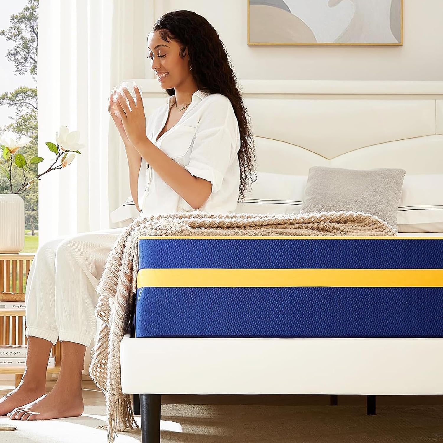 King Mattress, 14 Inch Memory Foam Mattress King for Back Pain, Gel Mattress in a Box, Made in USA, 5 Layers of Comfort, CertiPUR-US Certified · v2