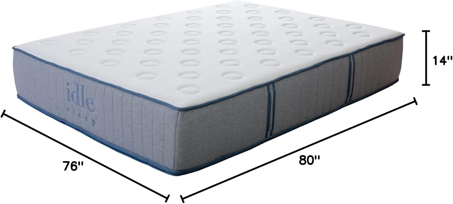 King Mattress, 14 Inch Memory Foam Mattress King for Back Pain, Gel Mattress in a Box, Made in USA, 5 Layers of Comfort, CertiPUR-US Certified · v2
