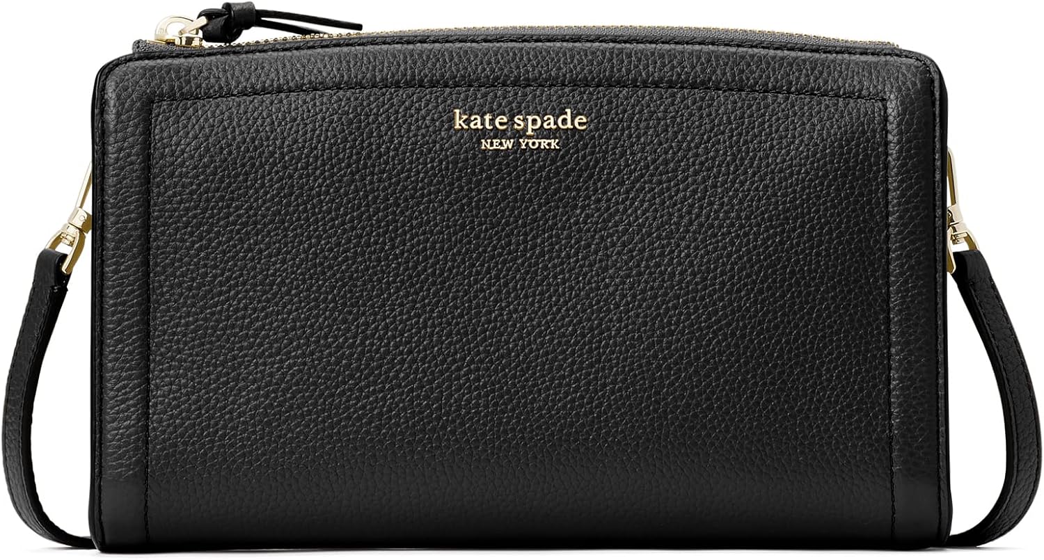kate spade new york Womens Knott Pebbled Leather Small Crossbody · v2