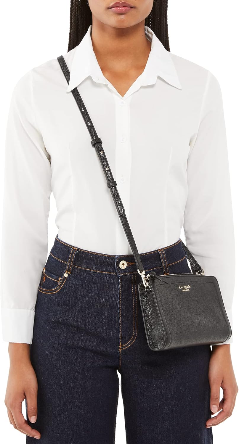 กระเป๋าสะพายข้างหนัง Pebbled ขนาดเล็กสำหรับผู้หญิงจาก Kate Spade New York