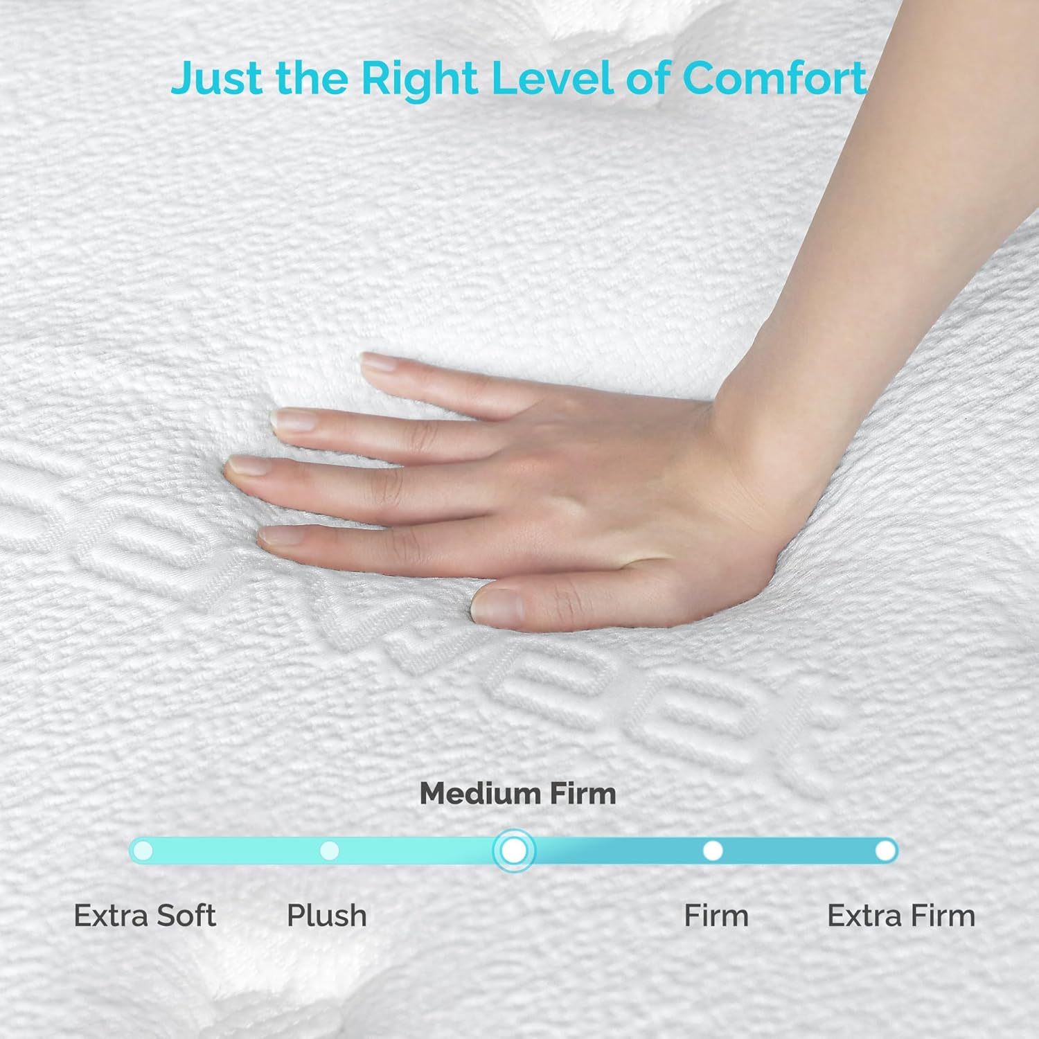 Serweet 12 Inch Memory Foam Hybrid Queen Mattress - 5-Zone Pocket Innersprings Motion Isolation - Heavier Coils for Durable Support -Pressure Relieving - Medium Firm - Made in Century-Old Factory · v2