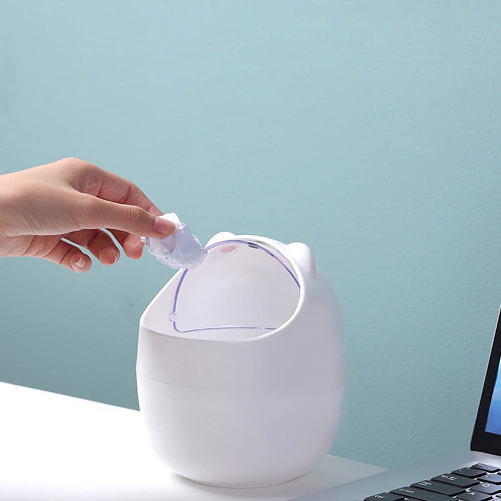 Cartoon Desktop Trash Can Creative Organizer Cute Mini Cat Table Dining Storage Box Desk Decoration Household Daily Necessities · v2