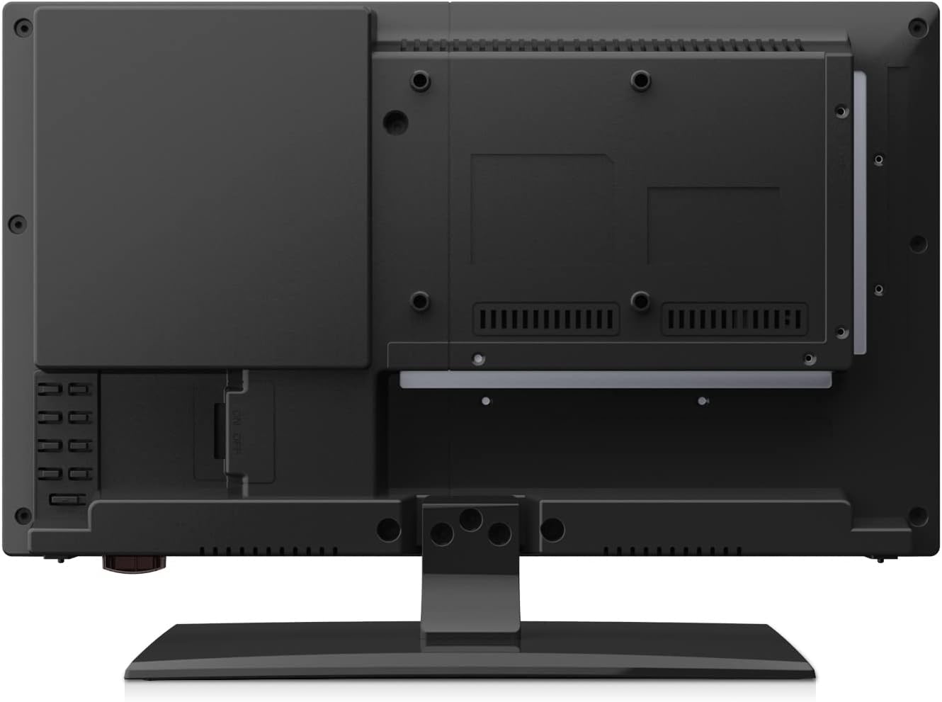 SYLVOX 24' TV 12/24 Volt TV 1080P FHD RV TV, with Digital Video Disc Player FM Radio Base and Digital Noise Reduction, Suitable for RV Camper Kitchen Bedroom Boat, RT24R2GNDA 2023 · v2