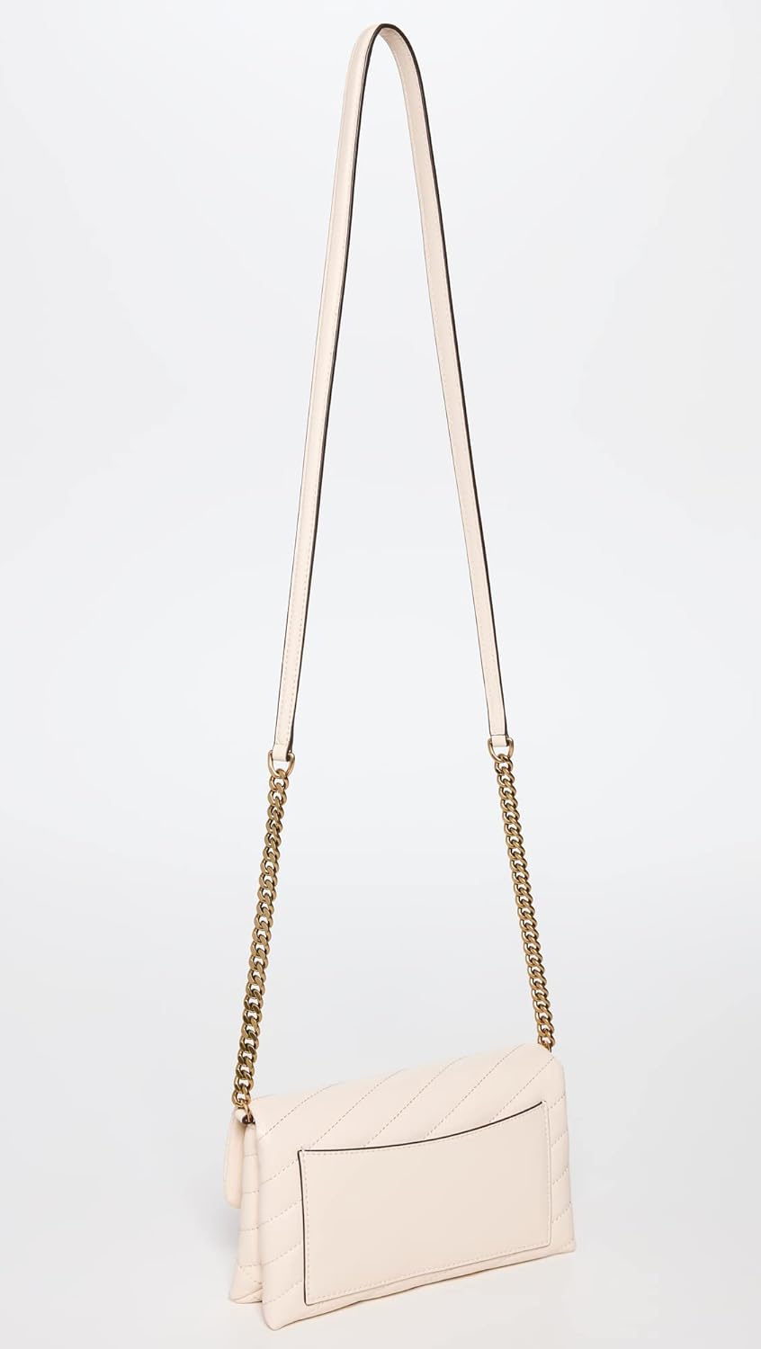 Tory Burch Womens Kira Chevron Chain Wallet