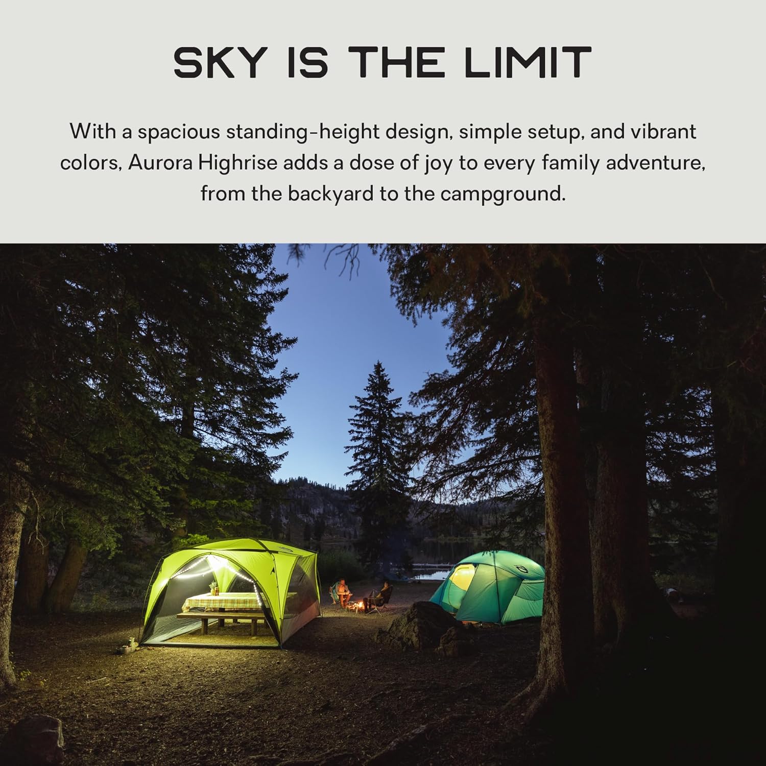 NEMO Equipment Aurora Highrise, 3 Season, Family, Car Camping Tent · v3