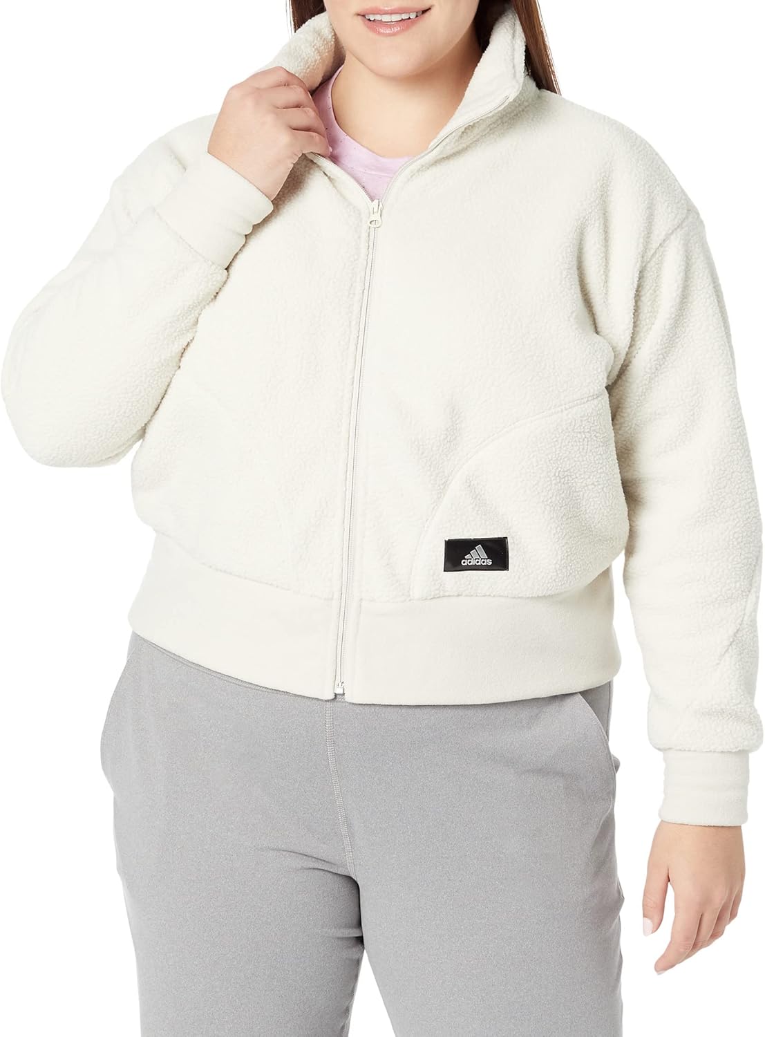 Adidas Holidays Sherpa-jack voor dames