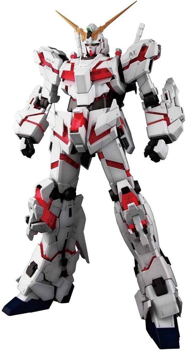 Unicorn Gundam Gundam UC, Bandai Hobby PG 1/60 Scale Color Coded Plastic Model Building Kit