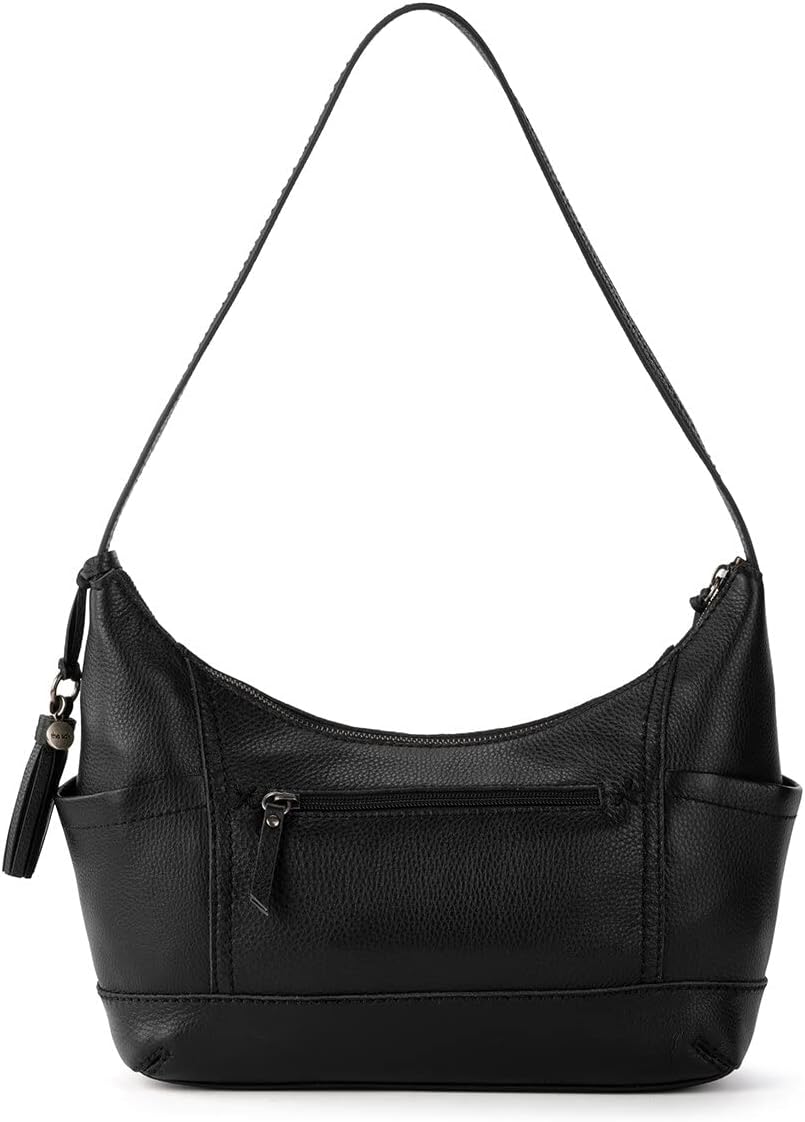 The Sak womens Kendra Hobo Bag in Leather Timeless Elevated Silhouette Soft Supple Handcrafted Sustainably, Black Ii, One Size US · v2