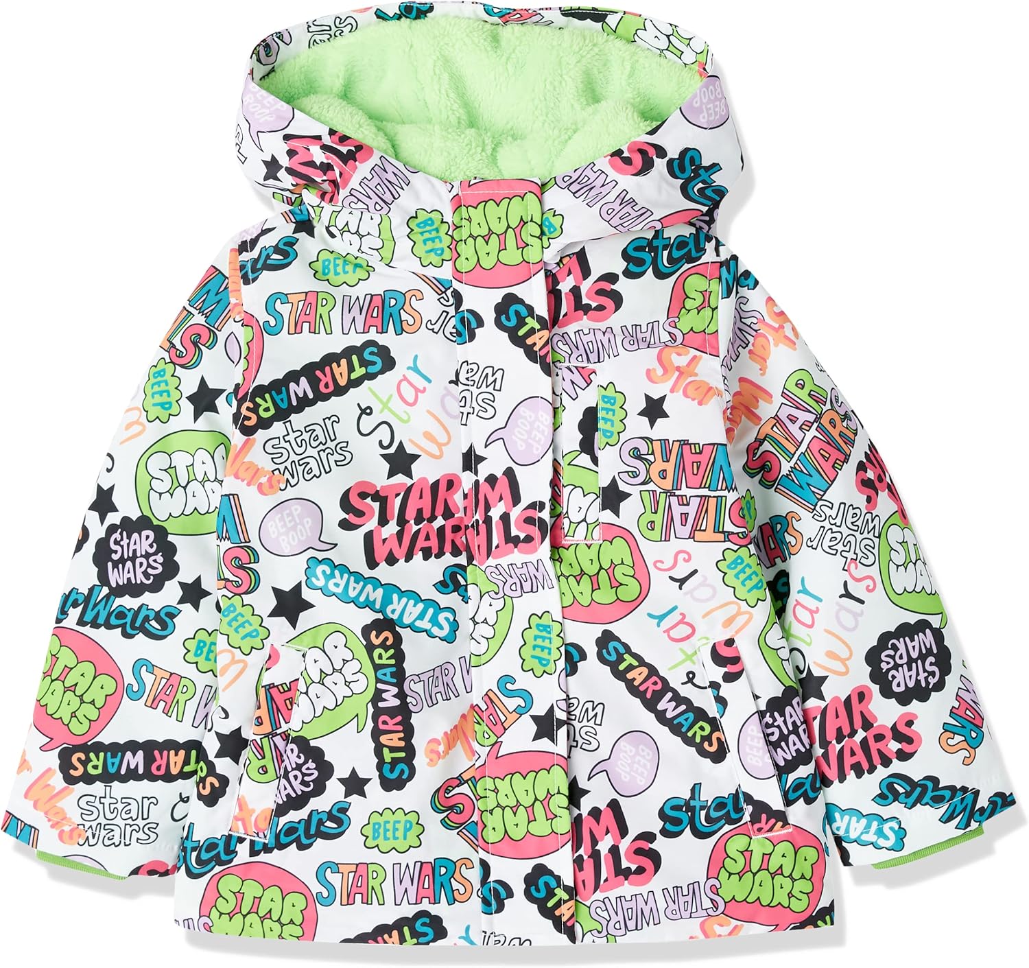 Amazon Essentials Disney | Marvel | Star Wars | Frozen | Princess Girls and Toddlers Warm Puffer Coat