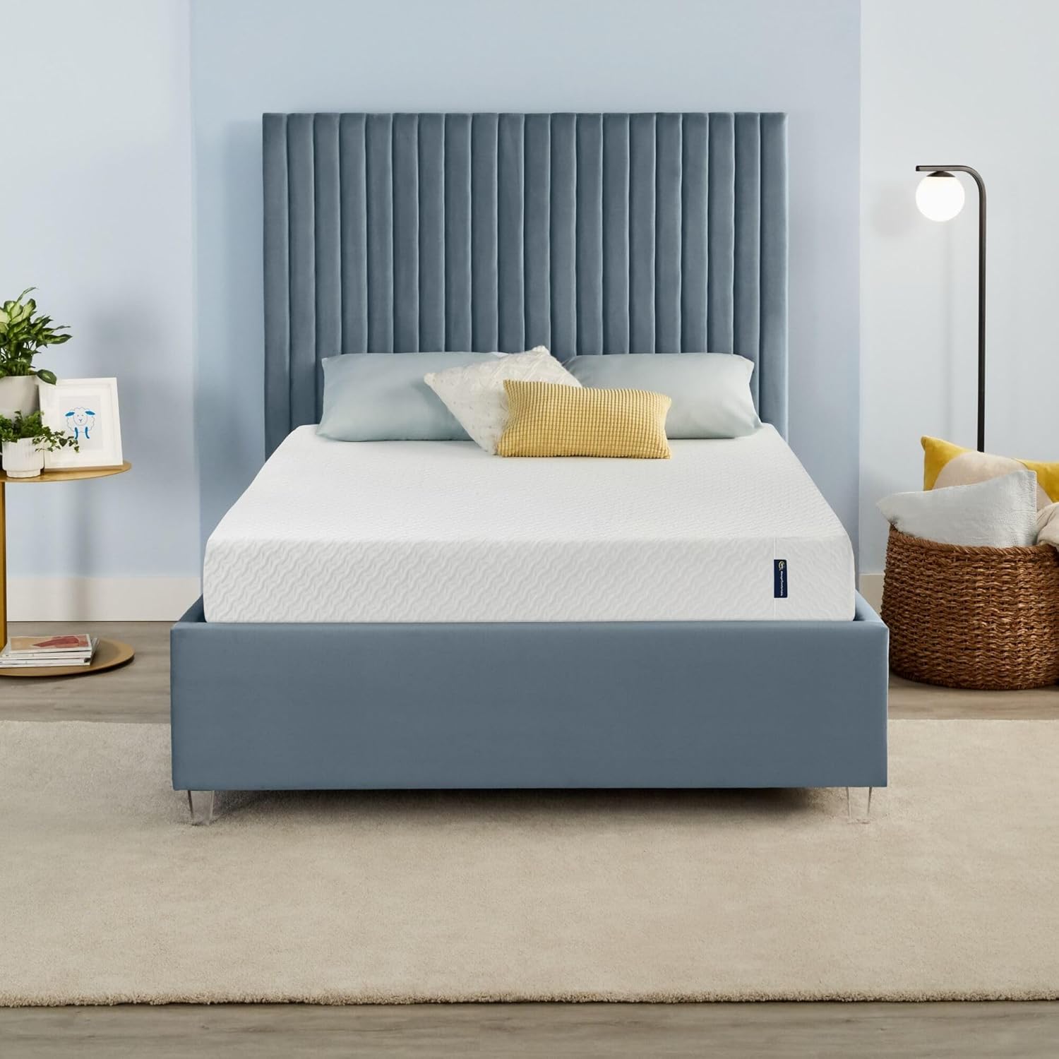 Serta - 8 inch Cooling Gel Memory Foam Mattress, Twin Size, Medium-Firm, Supportive, CertiPur-US Certified, 100-Night Trial, Sheer Slumber, White · v2