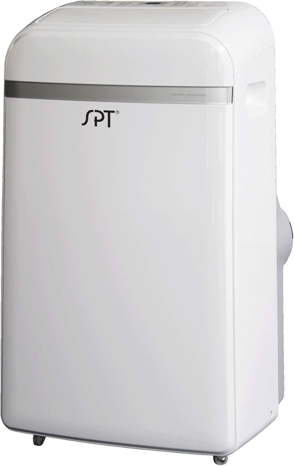 SPT WA-S1032E 13,500BTU Przenośny klimatyzator - chłodzenie (SACC: 10,300BTU), z chłodzeniem, osuszaniem, wentylatorem, biały, pilot zdalnego sterowania, 24-godzinny timer, 18,39 W x 15,63 „D x 30.12” H