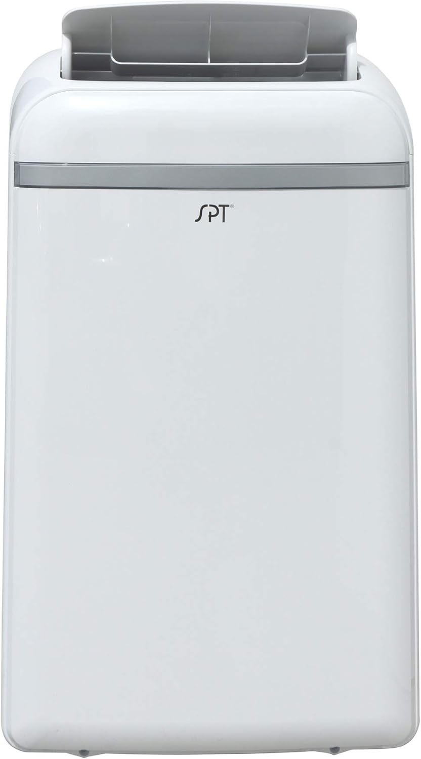 SPT WA-S1032E 13,500BTU Przenośny klimatyzator - chłodzenie (SACC: 10,300BTU), z chłodzeniem, osuszaniem, wentylatorem, biały, pilot zdalnego sterowania, 24-godzinny timer, 18,39 W x 15,63 „D x 30.12” H