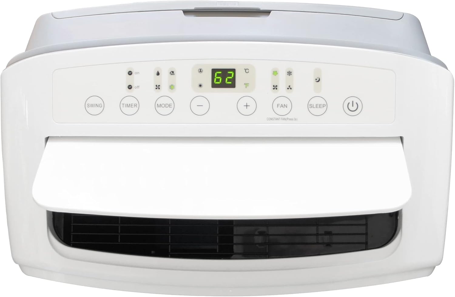 SPT WA-S1032E 13,500BTU Przenośny klimatyzator - chłodzenie (SACC: 10,300BTU), z chłodzeniem, osuszaniem, wentylatorem, biały, pilot zdalnego sterowania, 24-godzinny timer, 18,39 W x 15,63 „D x 30.12” H