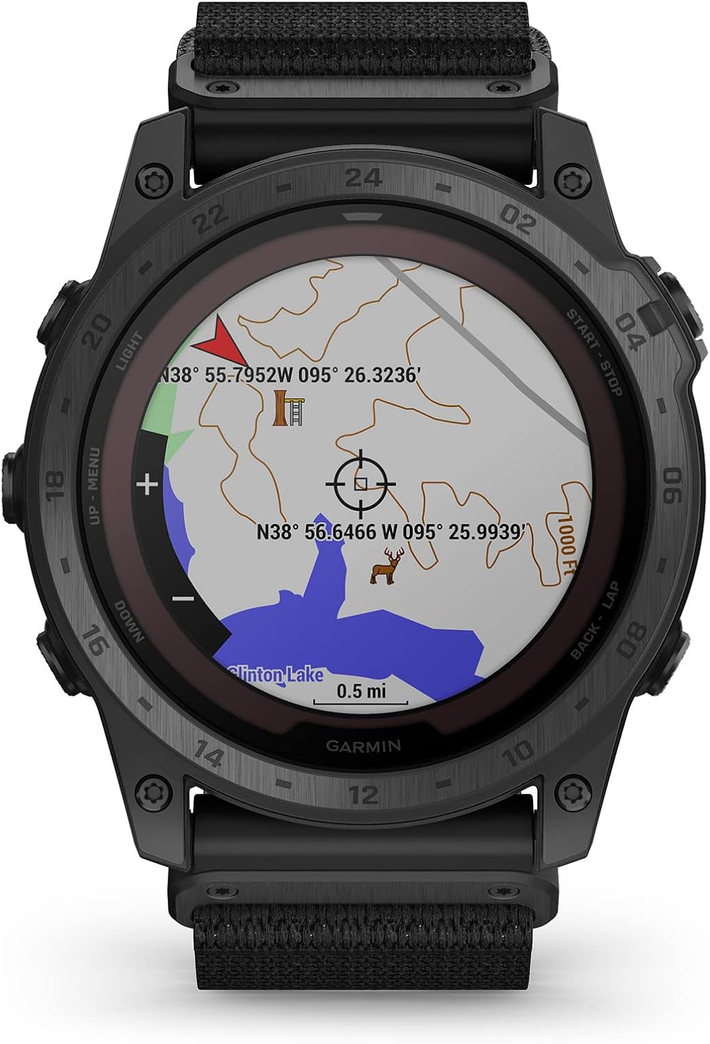 Garmin tactix 7, Pro Ballistics Edition, Ruggedly Built Tactical GPS Watch with Solar Charging Capabilities, Applied Ballistics and Nylon Band,Black · v2