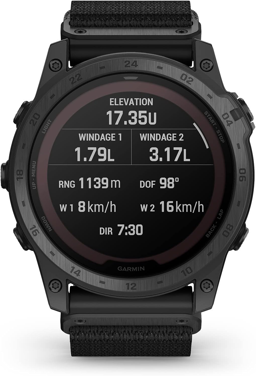 Garmin tactix 7, Pro Ballistics Edition, Ruggedly Built Tactical GPS Watch with Solar Charging Capabilities, Applied Ballistics and Nylon Band,Black · v2