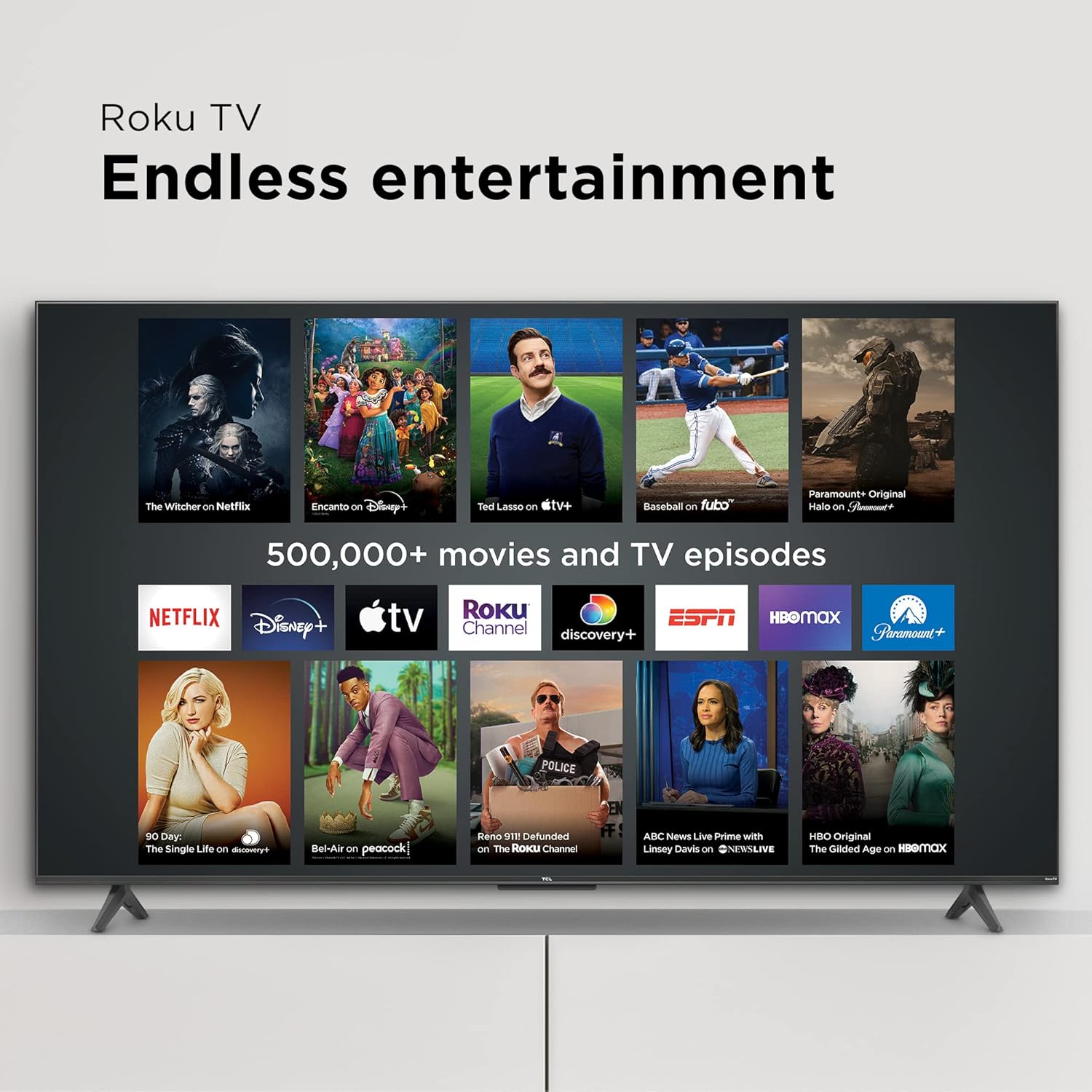 TCL 55 Class 4-Series 4K UHD HDR Smart Roku TV(Wi-Fi, RF, USB, Ethernet, HDMI) - 55S455 · v7