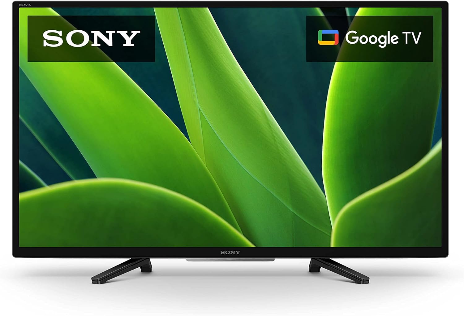 Téléviseur LED HDR HD 720p Sony 32 pouces, série W830K avec Google TV et Google Assistant, modèle 2022, noir