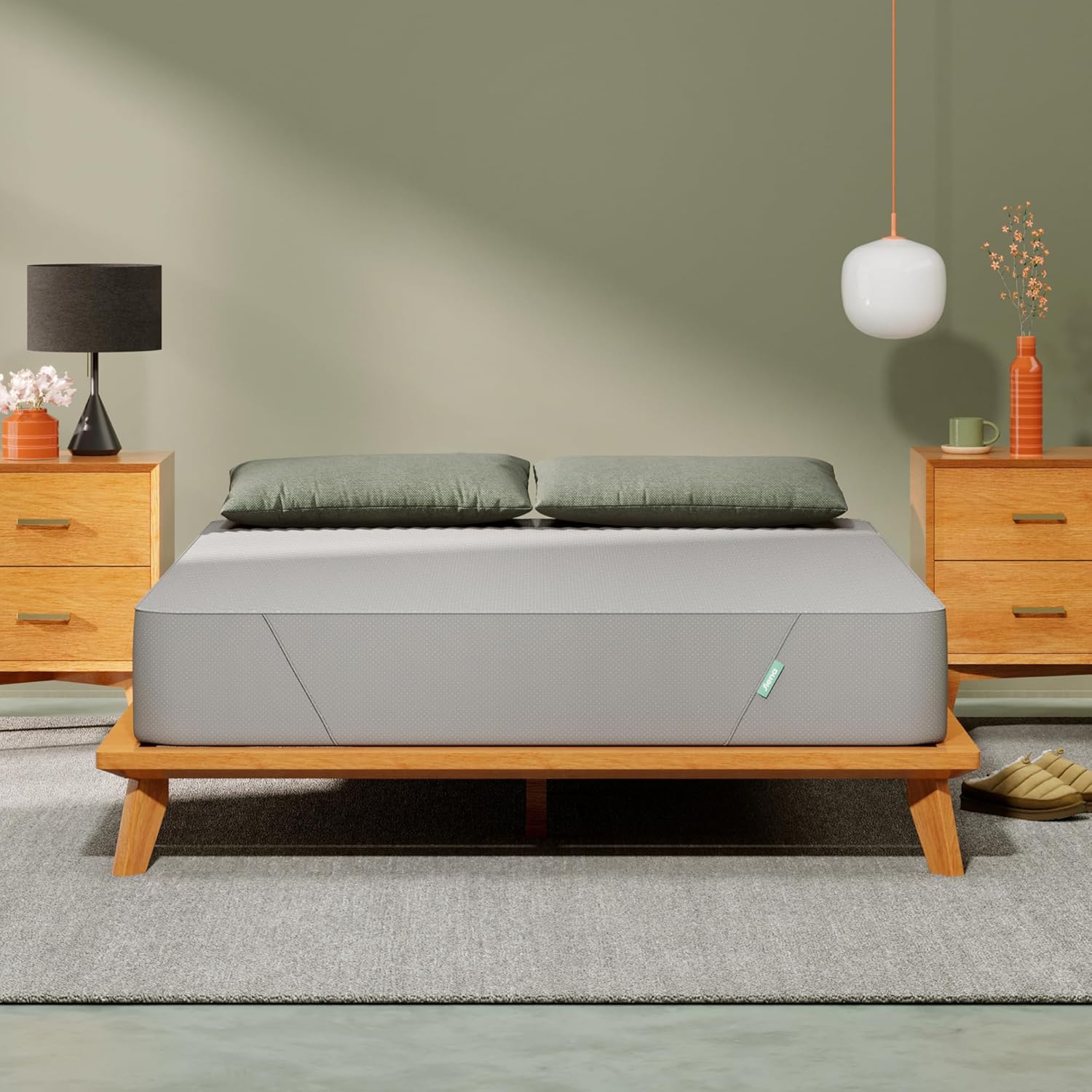 Siena 10” Full Gel Memory Foam Mattress - Medium Firm - 180 Night Trial - Premium Pressure-Relieving Layers - 10 Year Warranty - CertiPUR-US® Certified, White · v2