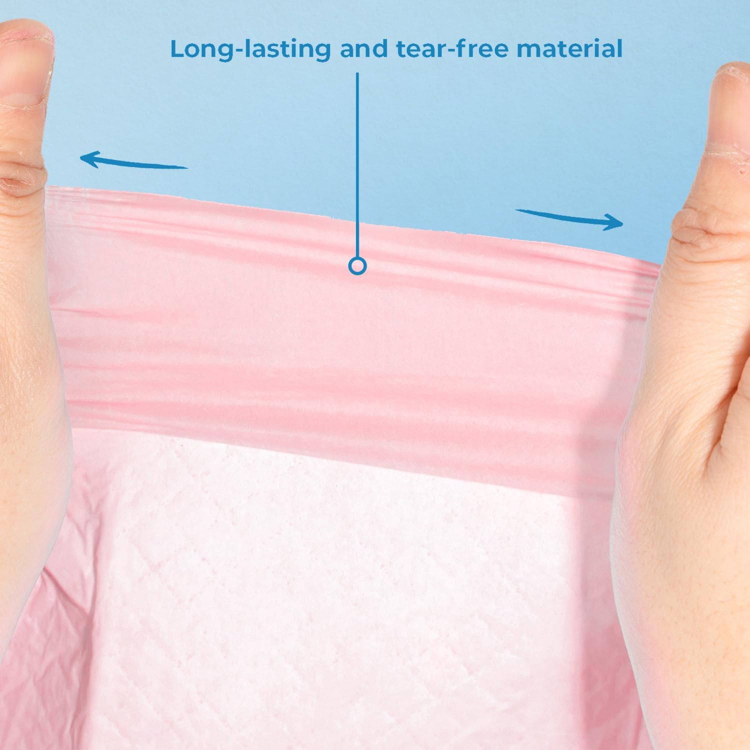 Best Pet Supplies (22.5 x 22") Disposable Puppy Pads for Whelping Puppies and Training Dogs, 100 Pack, Ultra Absorbent, Leak Resistant, and Track Free for Indoor Pets, Floor Protection - Baby Pink