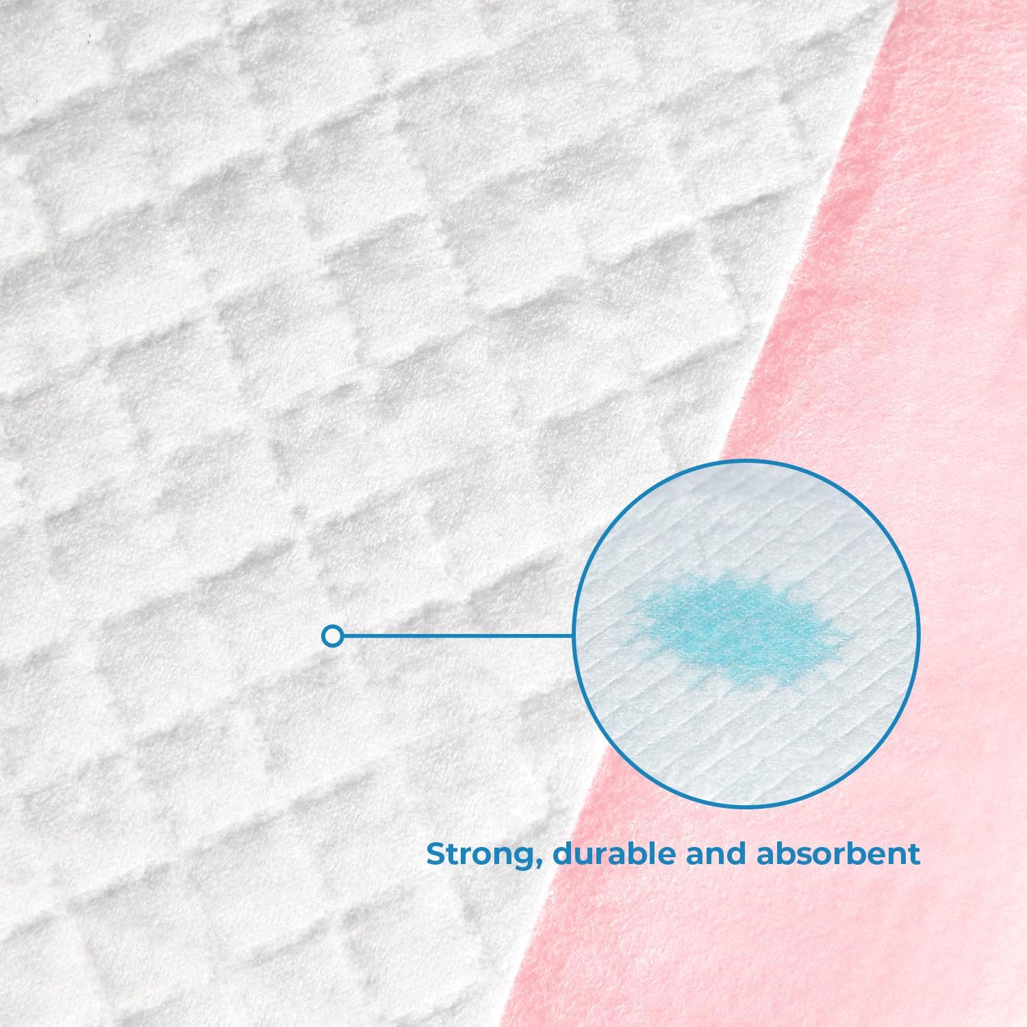 Best Pet Supplies (22.5 x 22") Disposable Puppy Pads for Whelping Puppies and Training Dogs, 100 Pack, Ultra Absorbent, Leak Resistant, and Track Free for Indoor Pets, Floor Protection - Baby Pink