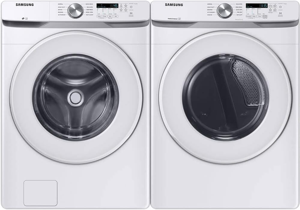Samsung WF45T6000WPR Wäschepaket mit Frontlader, Weiß