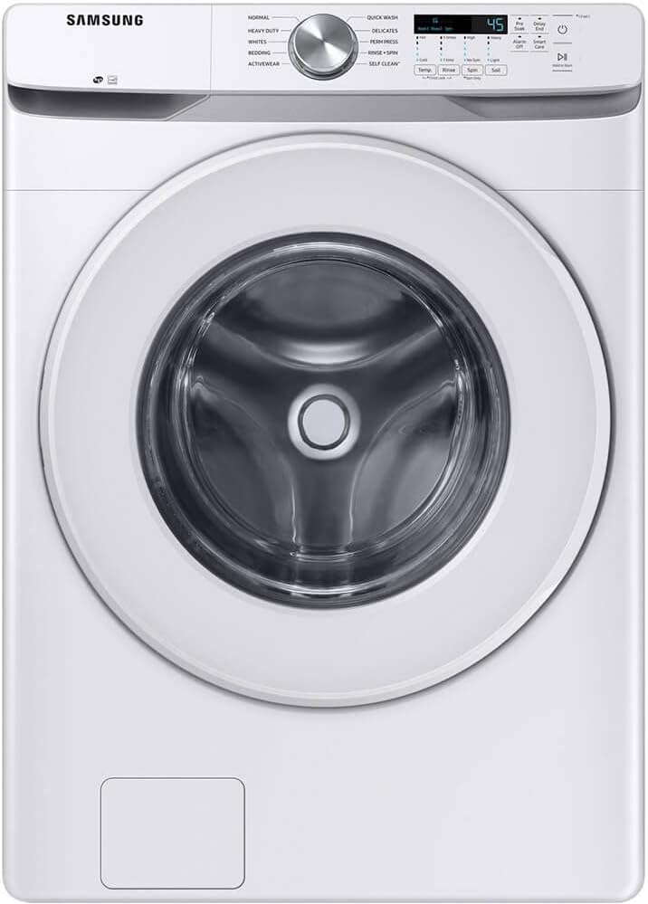 เครื่องซักผ้าฝาหน้า Samsung WF45T6000WPR สีขาว