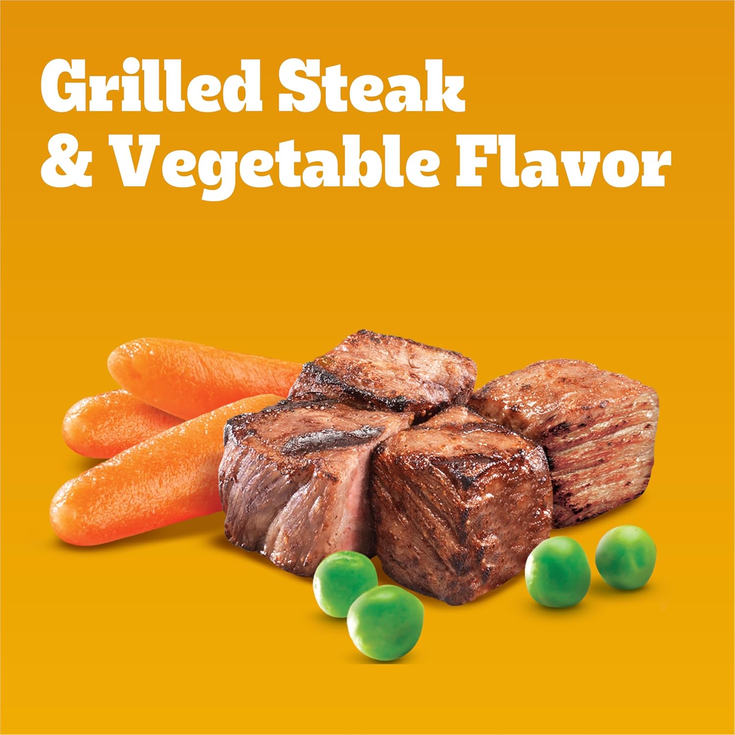 Comida seca para cachorros Pedigree Puppy, sabor a carne y verduras a la parrilla, bolsa de 14 libras
