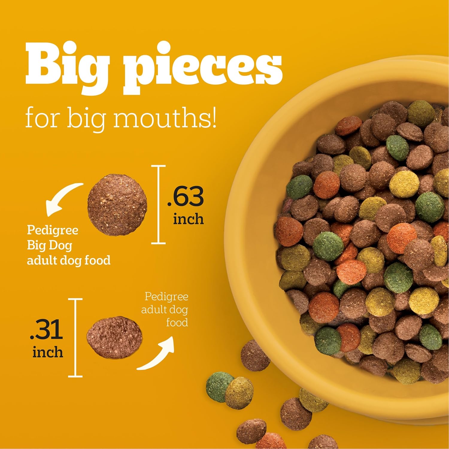 Pedigree Complete Nutrition Big Dog Dry Dog Food, Roasted Chicken, Rice and Vegetable Flavor, 16 lb. Bag · v2