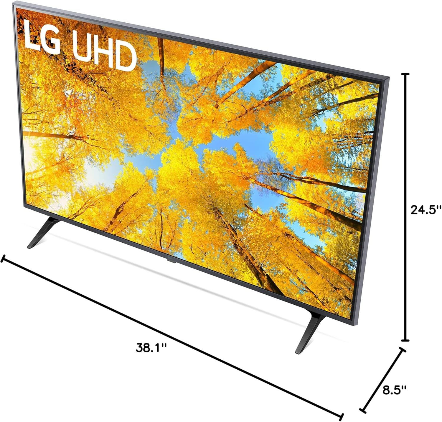 LG UHD UQ75 Series 43” (43UQ7590PUB, 2022), Black