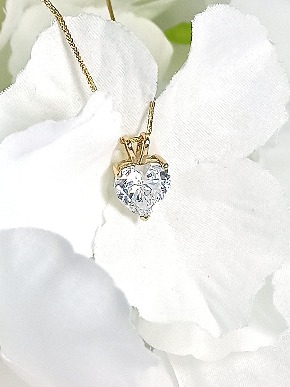 Luxuriöses Geschenk zum Frauentag aus 18 Karat massivem Gold für sie, 8 mm Diamant-Anhänger, 1,5 Karat HERZ-SOLITÄR-DIAMANT-Diamant-Herz-Diamant-Halskette, GELBGOLD, HANDGEFERTIGTER Schmuck für Damen, ihr Jubiläum, Frauentag