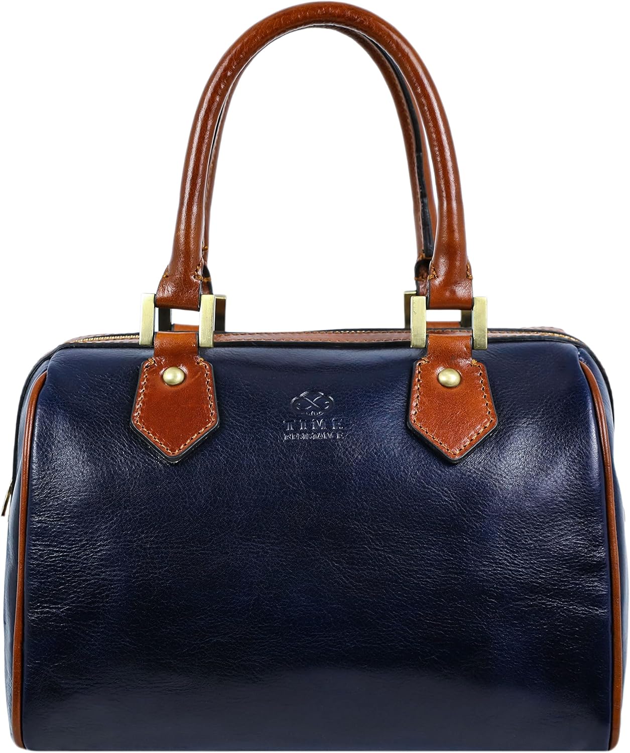 Time Resistance Leather Handbag - Full-Grain Leather Purse for Women - Top Handle Bag - Tote Bag