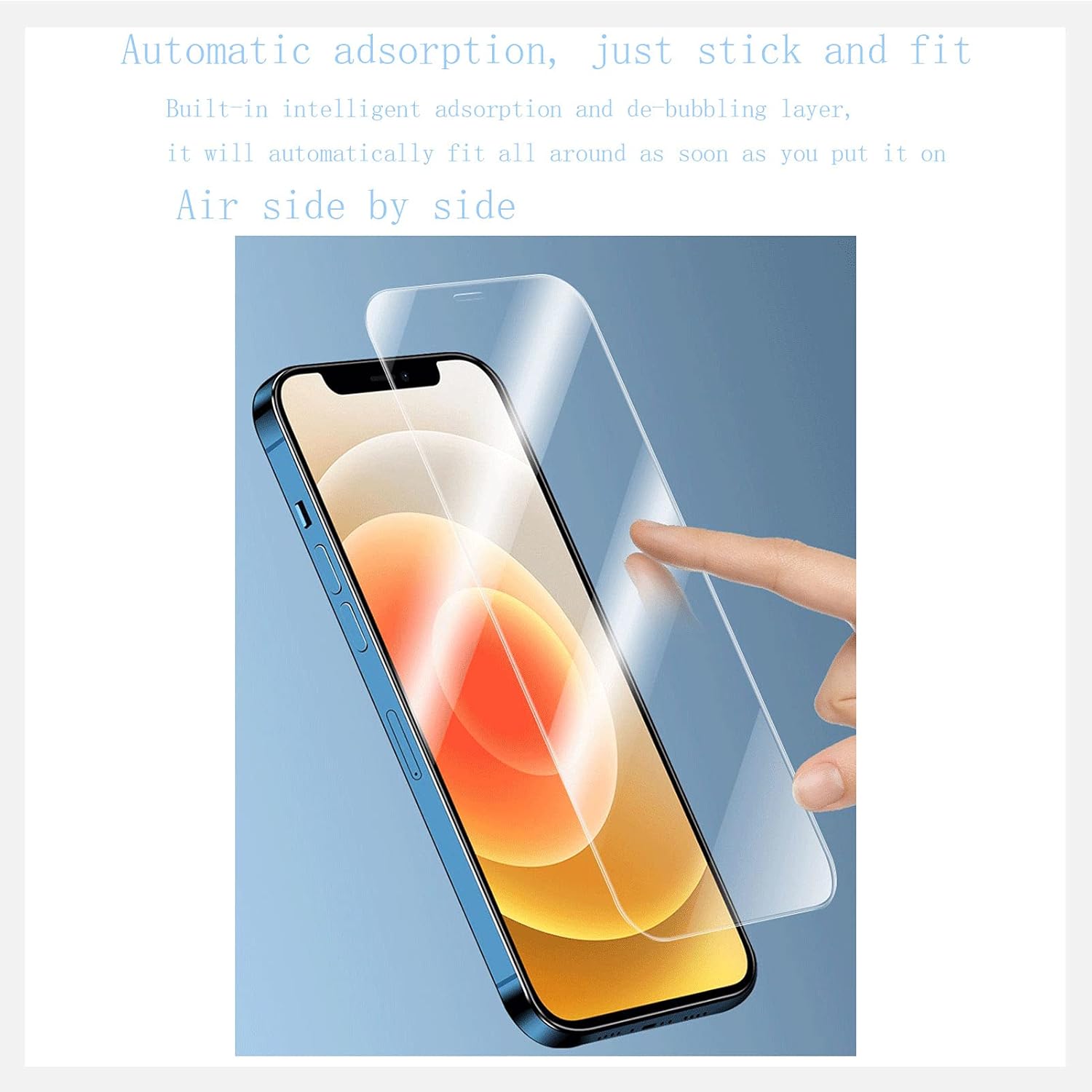 [Lot de 2] Coque Ikiiqii pour TCL 20S T7730, 20 S, dureté 9H, film de protection d'écran en verre trempé HD, film de protection pour téléphone portable, anti-rayures et sans bulles, dureté 9H, Ultra HD